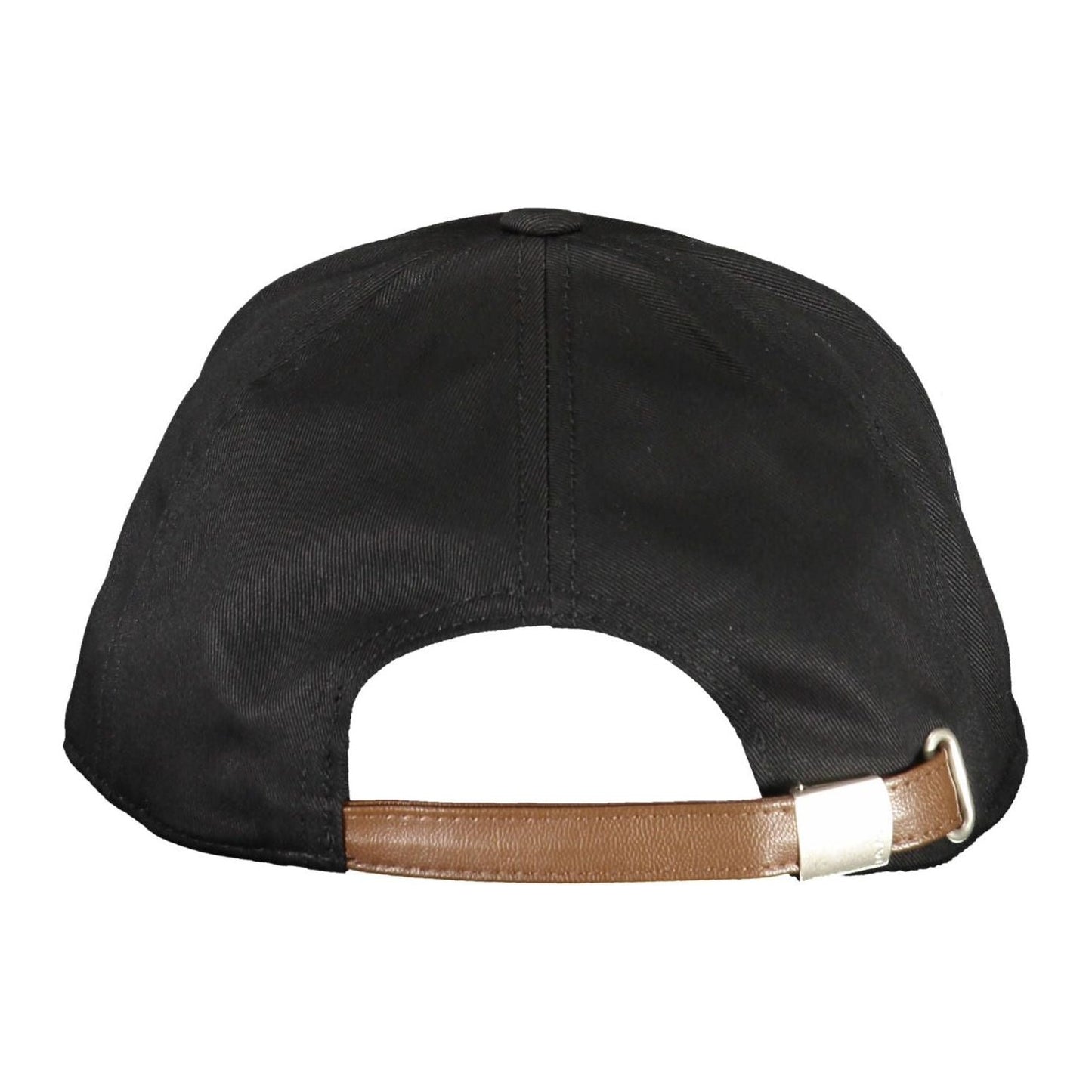 La Martina Black Cotton Men Cap La Martina