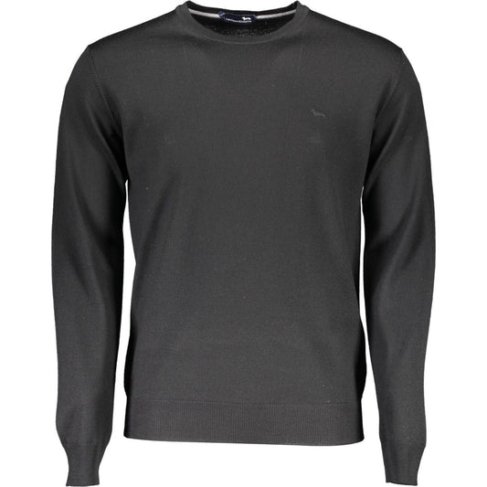 Harmont & Blaine Black Wool Men Sweater Harmont & Blaine