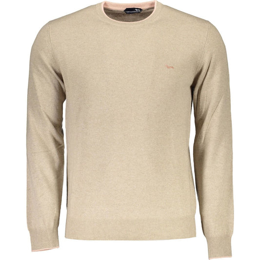 Harmont & Blaine Beige Wool Men Sweater Harmont & Blaine