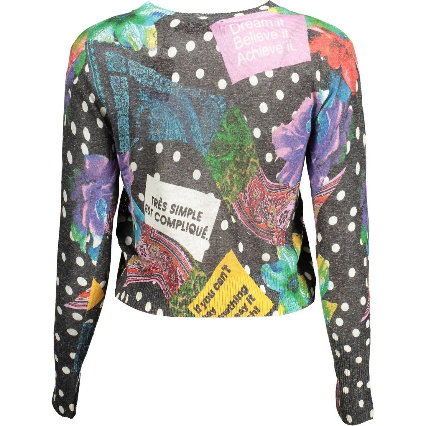 Desigual Black Acrylic Women Sweater Desigual