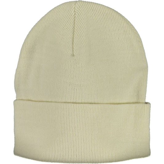 Embroidered Logo White Cap - Timeless Style