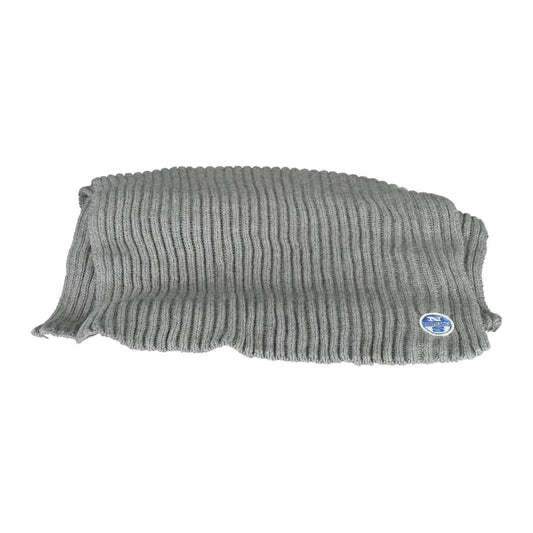 North Sails Gray Cotton Men Scarf North Sails