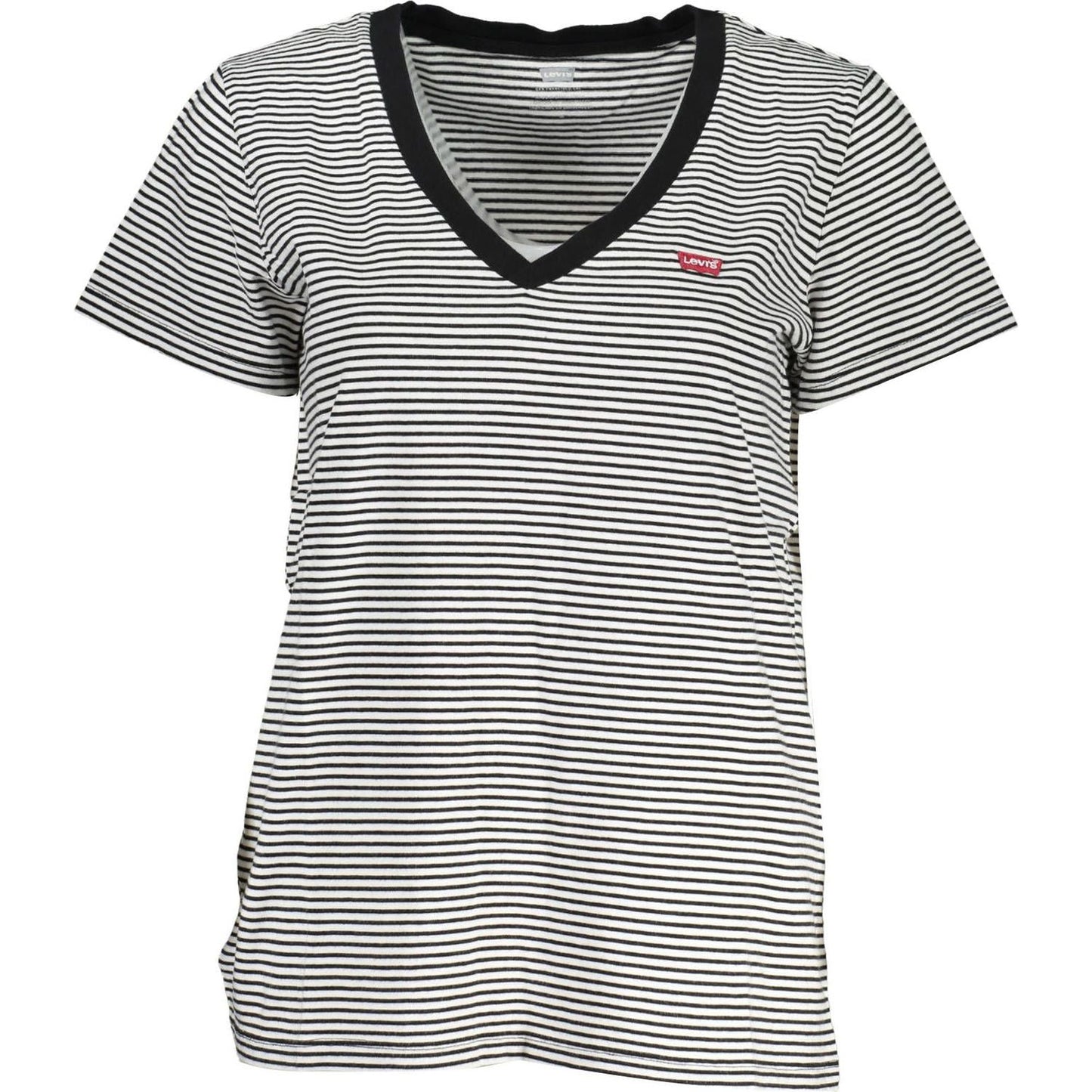 Levi's Black Cotton Women T-Shirt Levi's