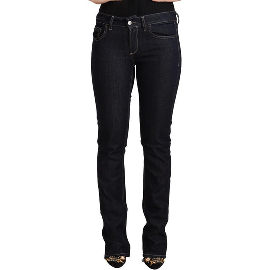 GF Ferre Chic Low Waist Skinny Jeans in Timeless Black GF Ferre