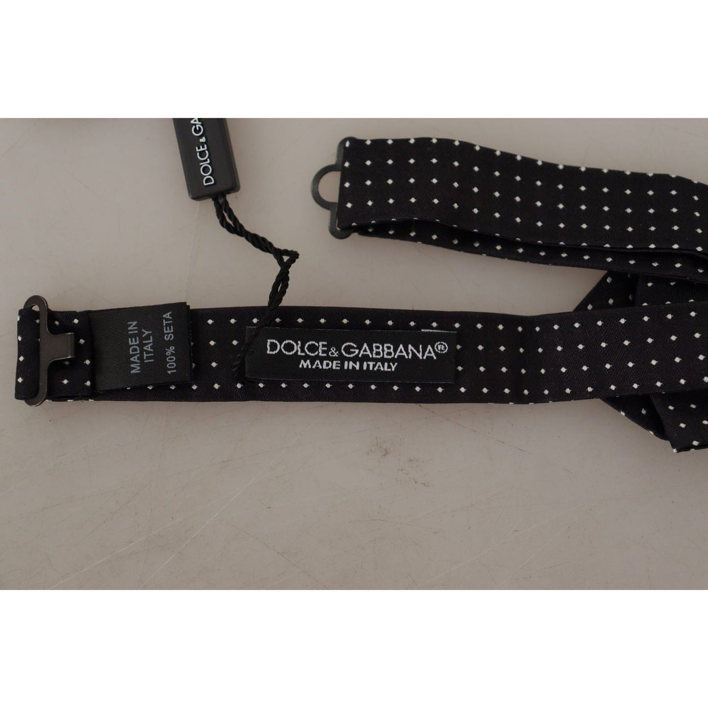 Dolce & Gabbana Exquisite Silk Polka Dot Bow Tie Dolce & Gabbana