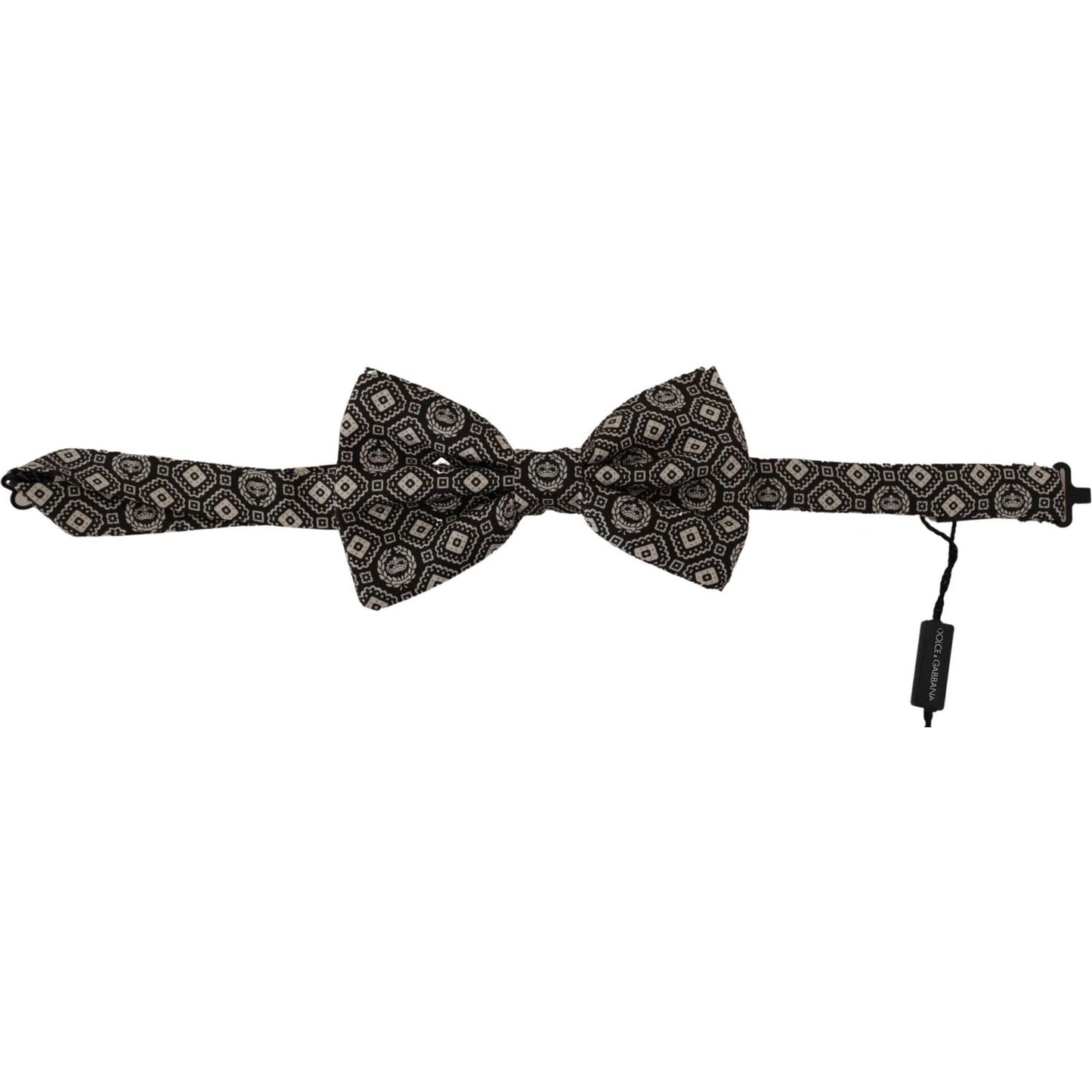 Dolce & Gabbana Elegant Black Silk Bow Tie Dolce & Gabbana