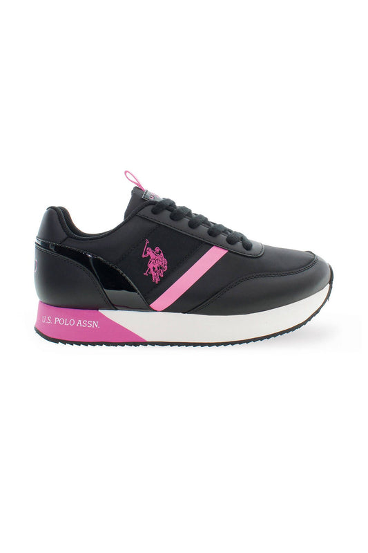 U.S. POLO ASSN. Black Polyester Women Sneaker U.S. POLO ASSN.