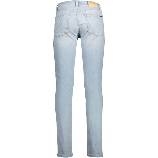 Gant Light Blue Cotton Men Jeans Gant