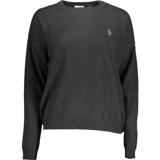 U.S. POLO ASSN. Black Wool Women Sweater U.S. POLO ASSN.