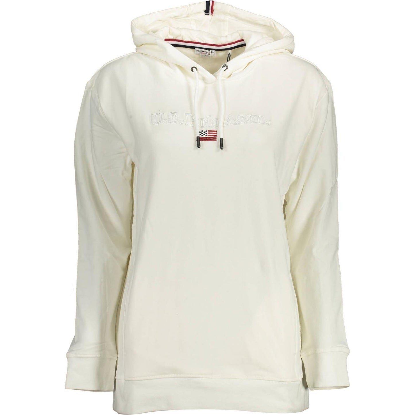 U.S. POLO ASSN. White Cotton Women Sweater U.S. POLO ASSN.