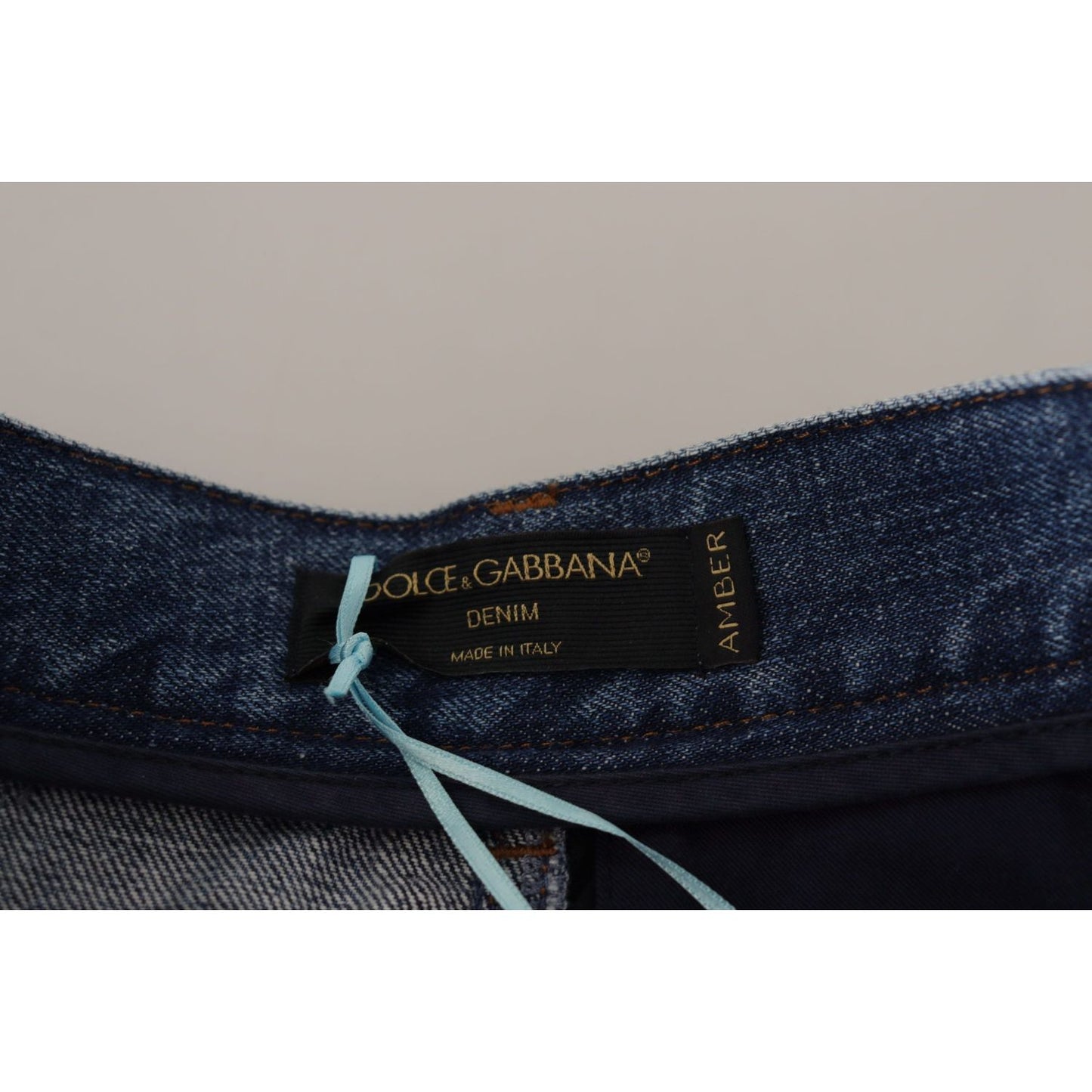 Dolce & Gabbana Patchwork Jacquard Denim Relaxed Jeans Dolce & Gabbana