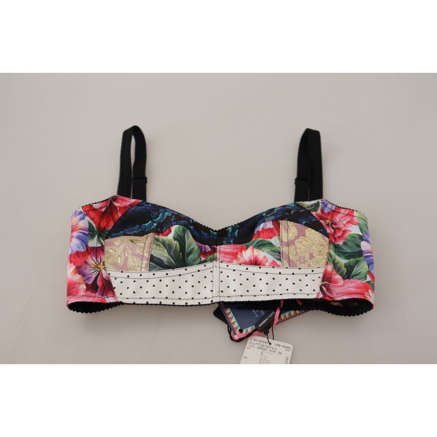 Dolce & Gabbana Floral Print Cropped Corset Top Dolce & Gabbana