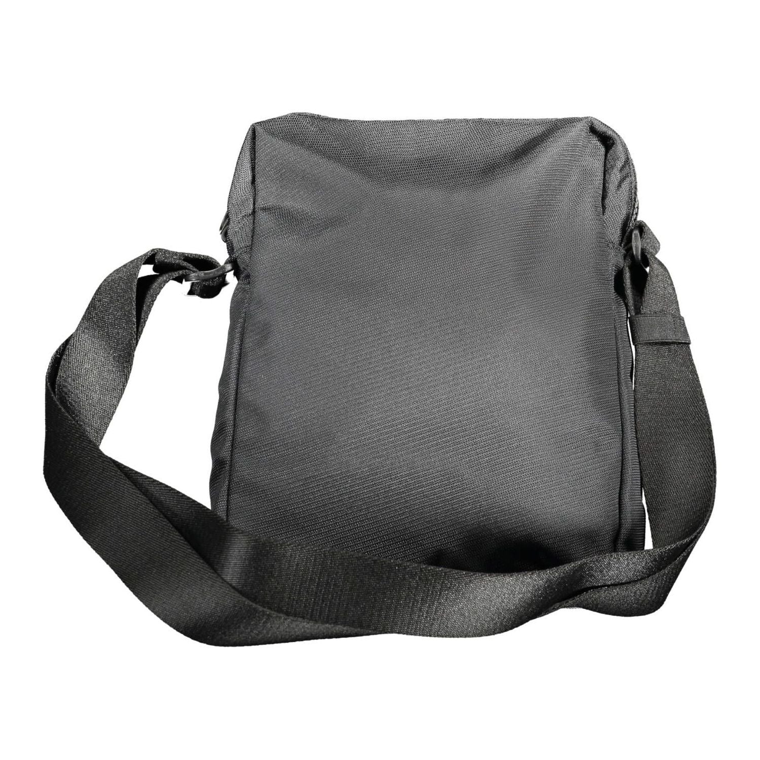 Front view with bag zipped and handles upright.