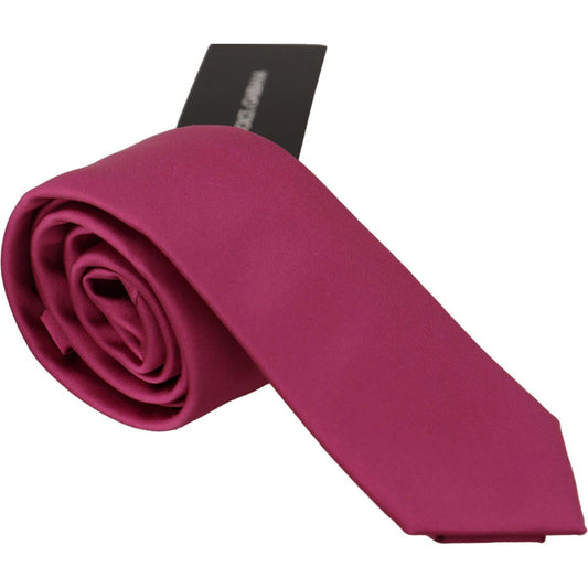 Dolce & Gabbana Elegant Pink Silk Bow Tie for the Dapper Gentleman Dolce & Gabbana