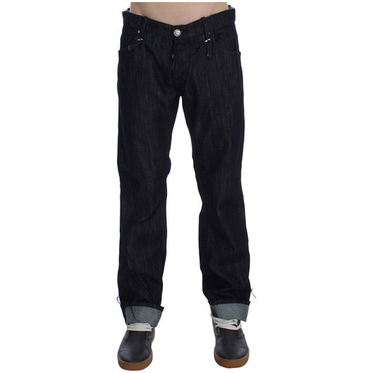 Acht Elegant Straight Fit Blue Mens Jeans Jeans & Pants Acht