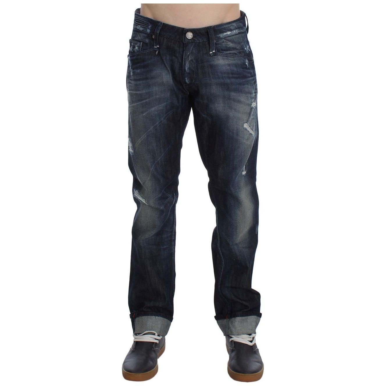 Acht Elegant Regular Straight Fit Blue Jeans Jeans & Pants Acht