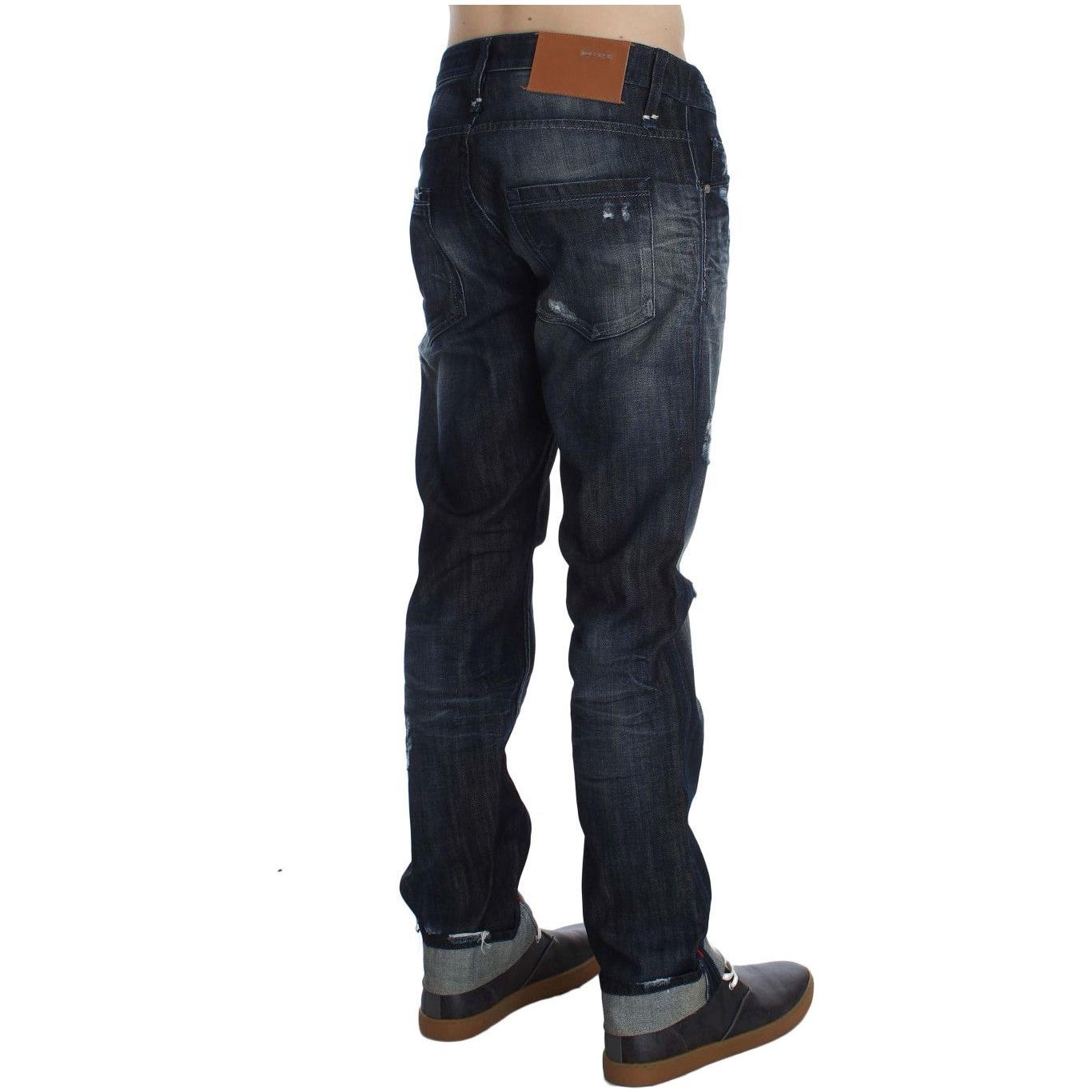 Acht Elegant Regular Straight Fit Blue Jeans Jeans & Pants Acht