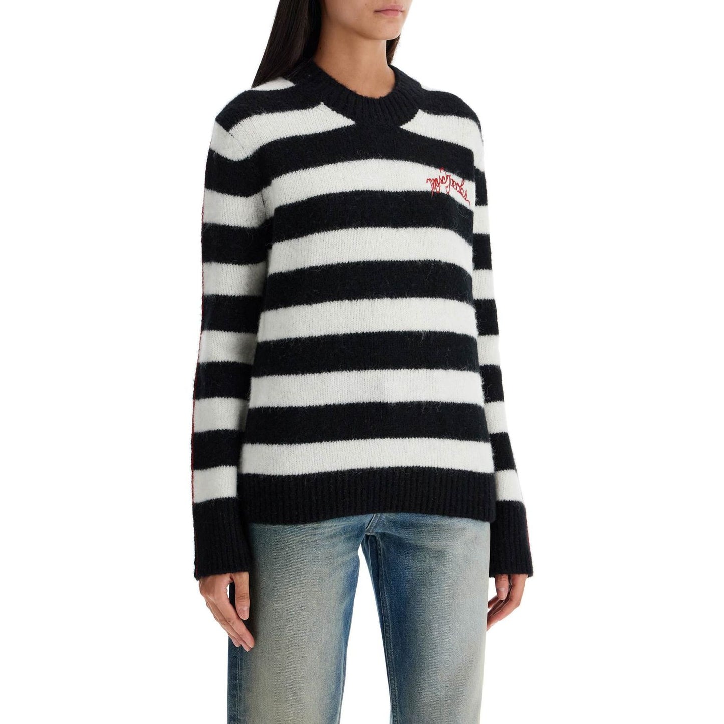 Marc Jacobs pullover the striped brushed logo sweater Knitwear Marc Jacobs