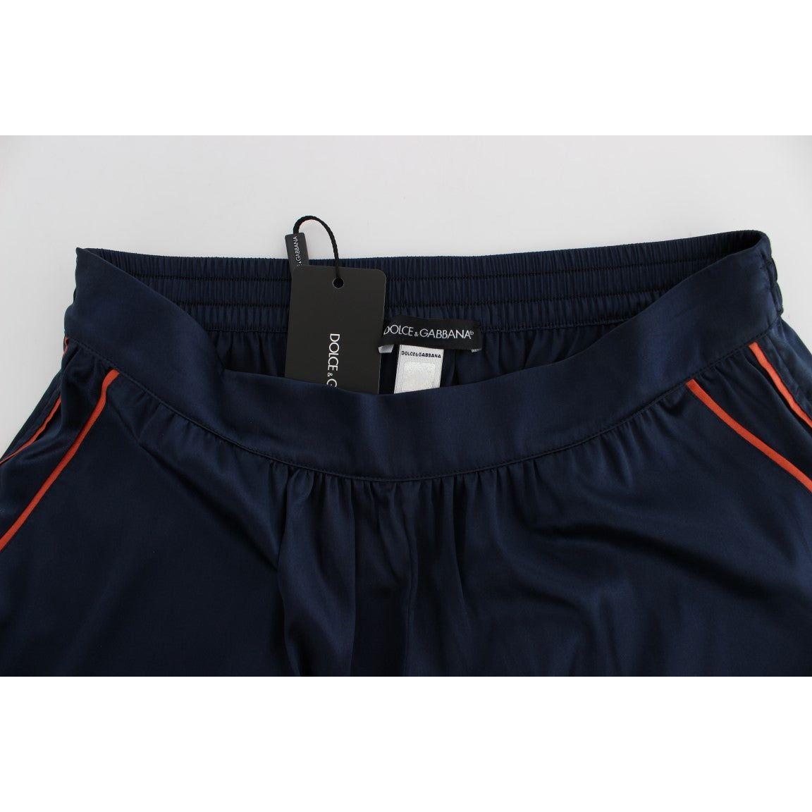 Dolce & Gabbana Elegant Silk Stretch Mini Shorts Dolce & Gabbana