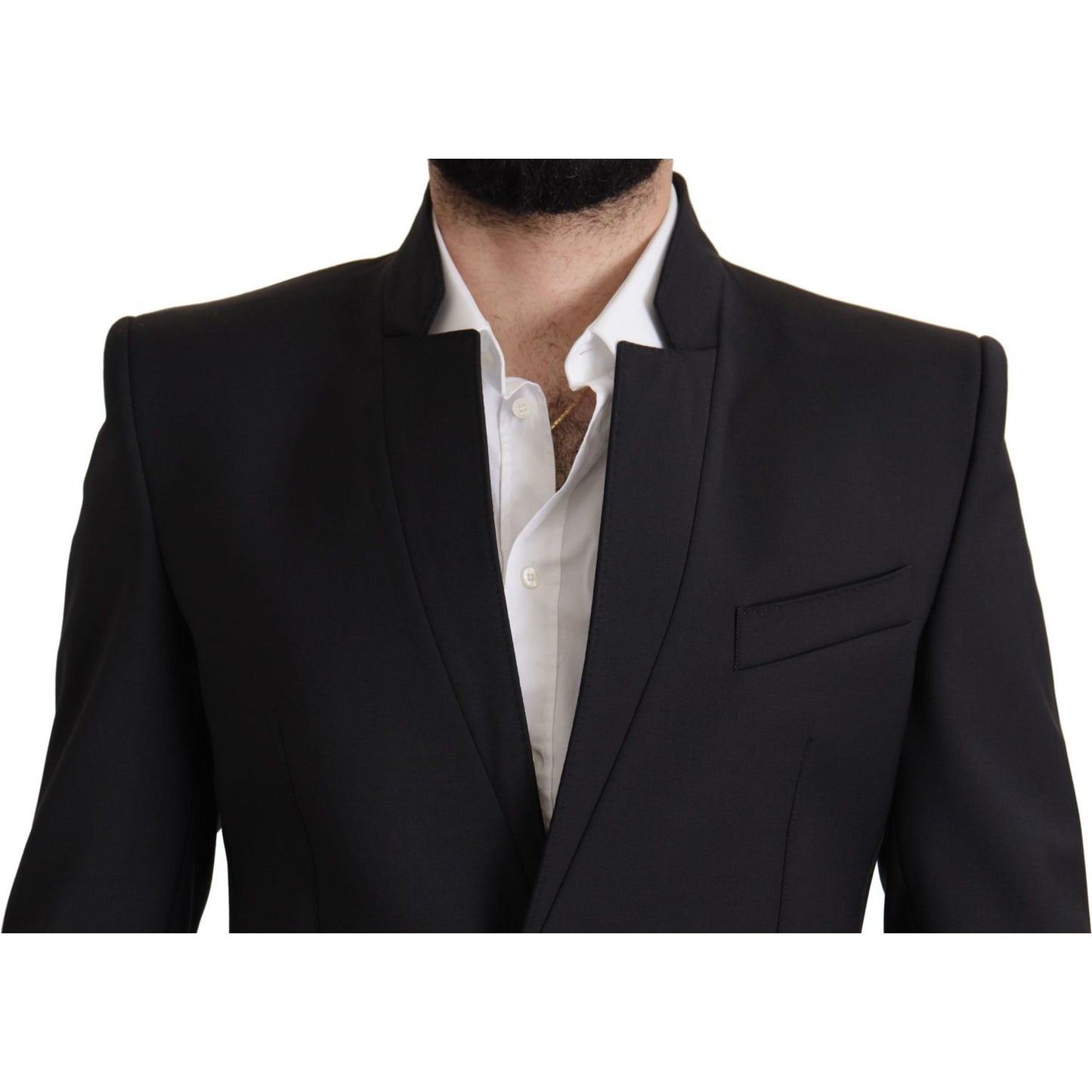 Dolce & Gabbana Elegant Single-Breasted Wool Blazer Dolce & Gabbana