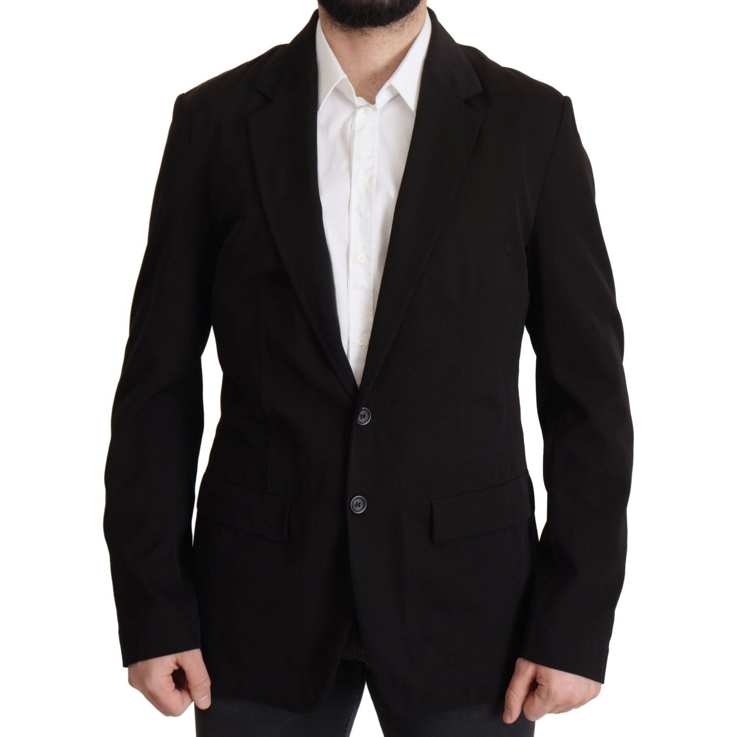 Dolce & Gabbana Elegant Virgin Wool Single Breasted Jacket Dolce & Gabbana