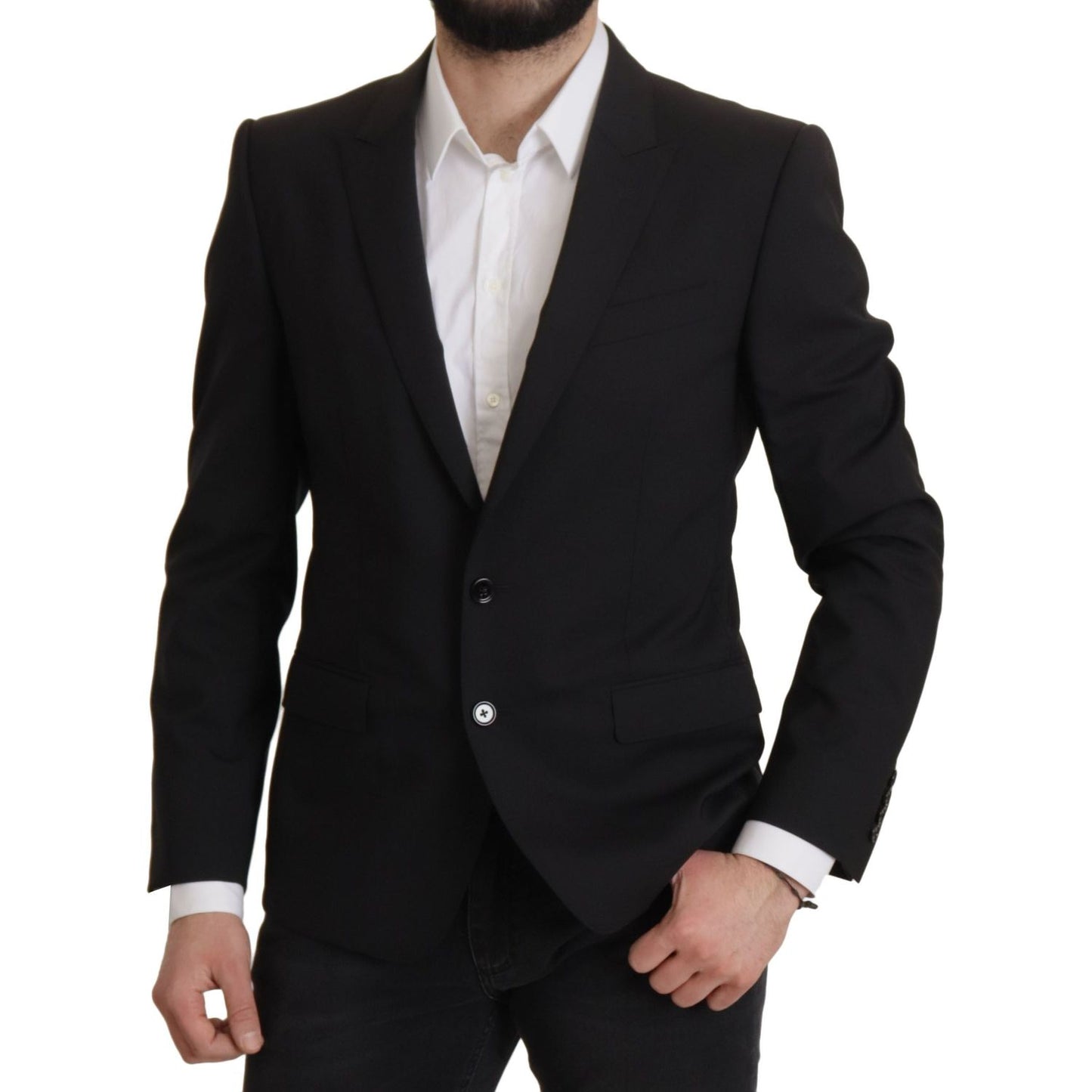 Dolce & Gabbana Elegant Slim Fit Black Blazer Jacket Dolce & Gabbana