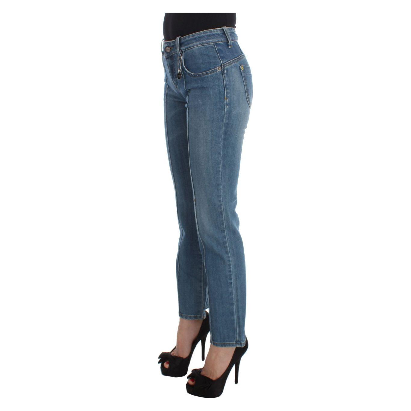 Costume National Chic Slim Fit Blue Jeans for the Modern Woman Jeans & Pants Costume National