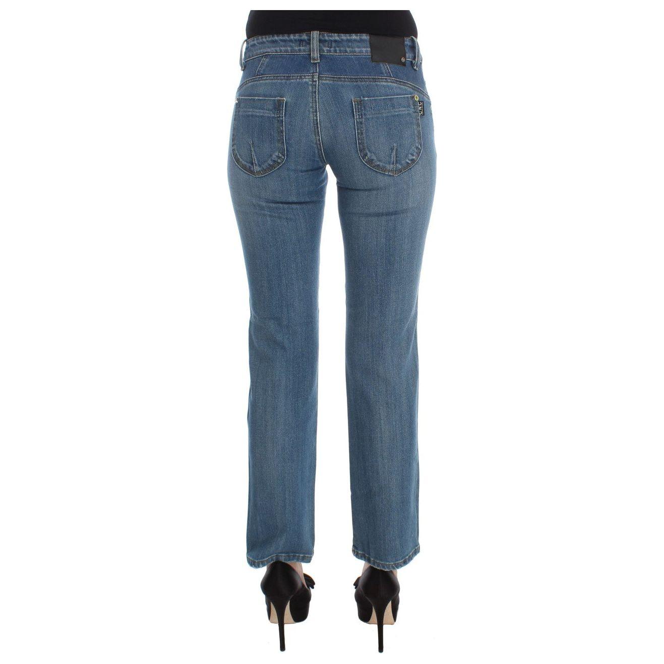 Costume National Chic Slim Fit Blue Jeans for the Modern Woman Jeans & Pants Costume National