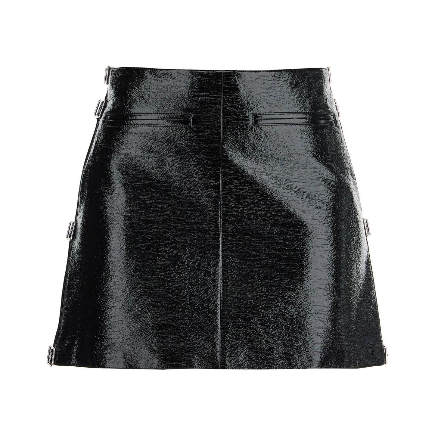 Courreges vinyl mini skirt with buckles Skirts Courreges