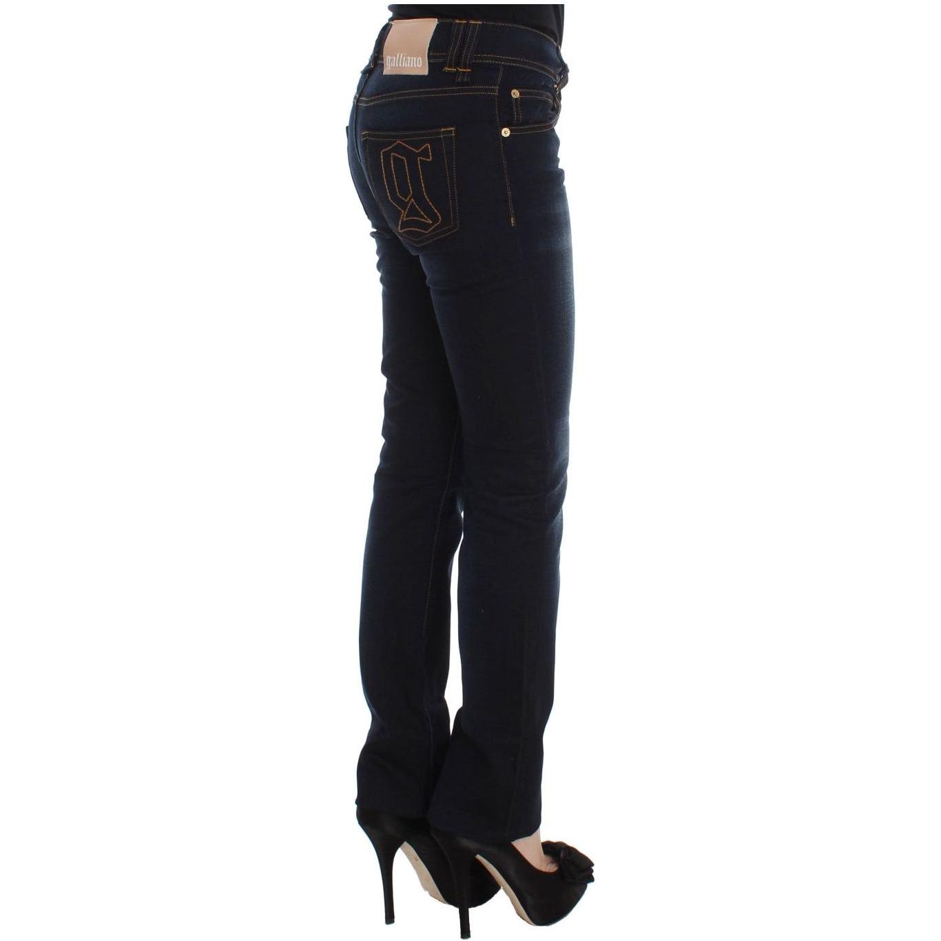 John Galliano Elegant Slim Fit Designer Jeans John Galliano