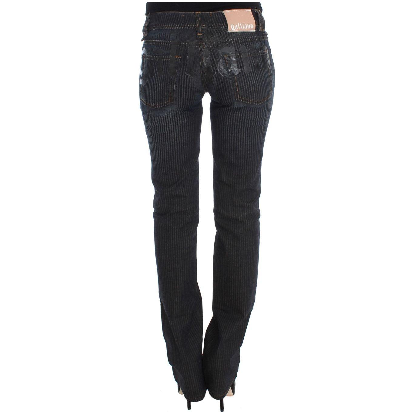 John Galliano Chic Slim Fit Bootcut Designer Jeans John Galliano