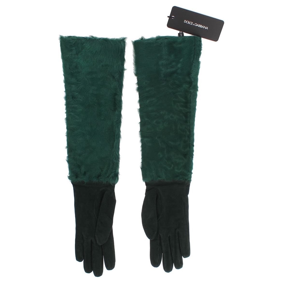 Dolce & Gabbana Elegant Elbow-Length Leather Gloves Dolce & Gabbana