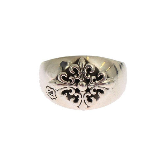 Nialaya Exquisite Silver Statement Ring for Men Ring Nialaya