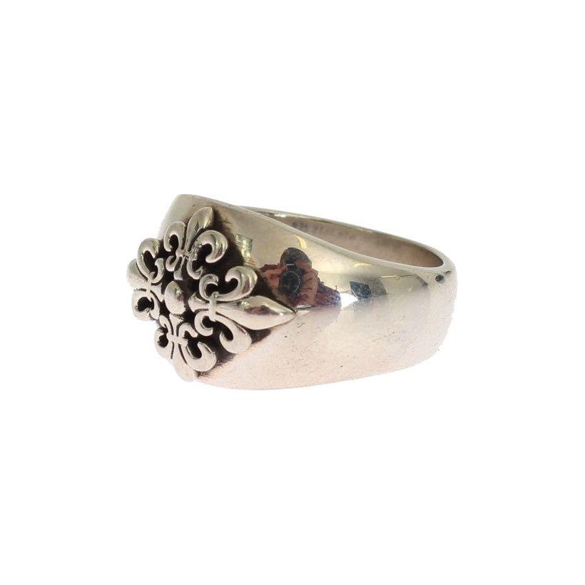 Nialaya Exquisite Silver Statement Ring for Men Ring Nialaya