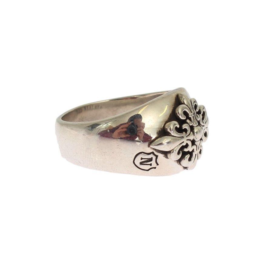 Nialaya Exquisite Silver Statement Ring for Men Ring Nialaya