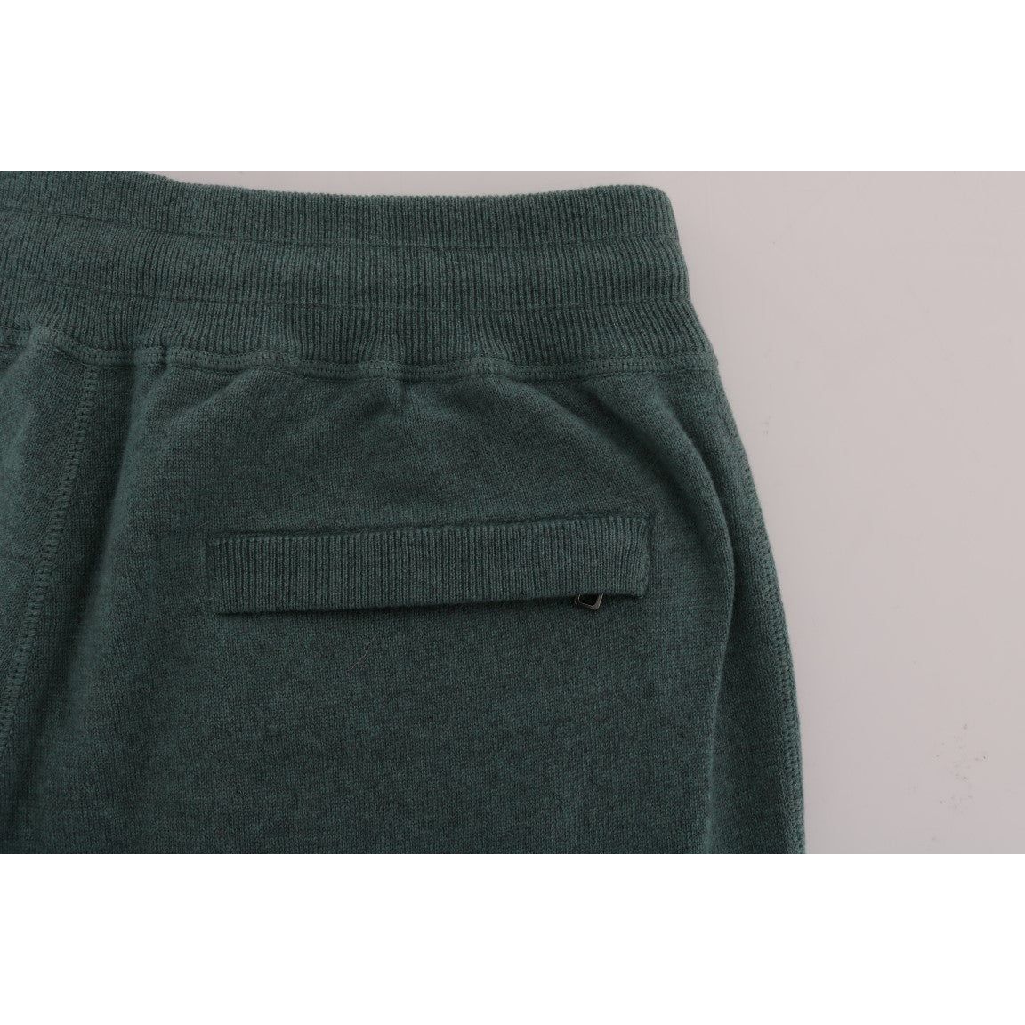 Dolce & Gabbana Elegant Green Cashmere Sport Pants Dolce & Gabbana