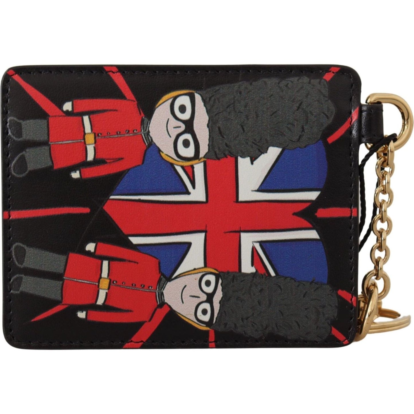 Dolce & Gabbana Elegant Leather Coin Wallet With Keyring Dolce & Gabbana