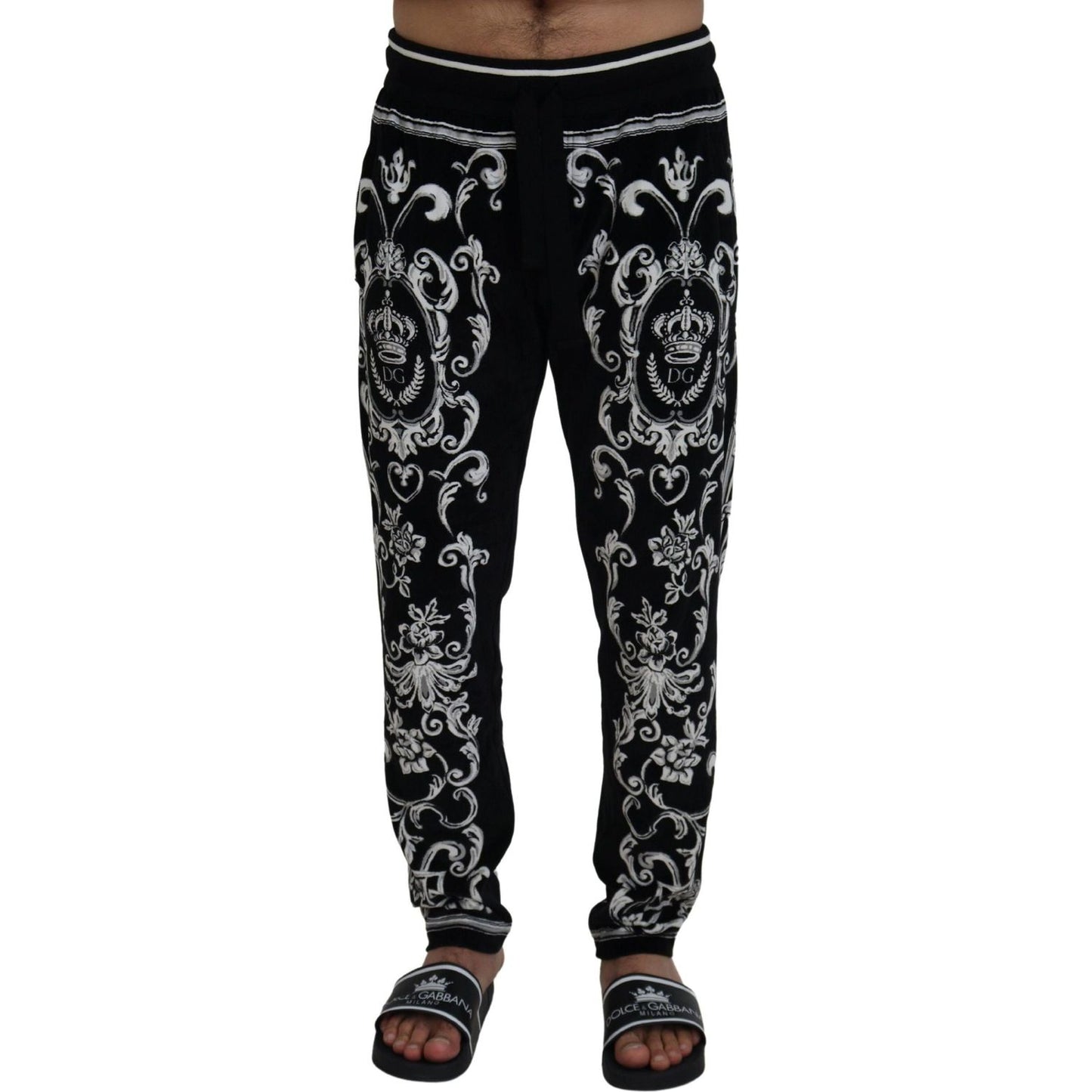 Dolce & Gabbana Baroque Patterned Casual Sweatpants Dolce & Gabbana