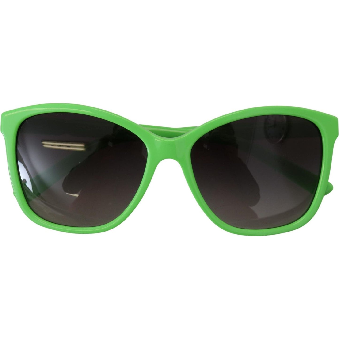 Dolce & Gabbana Chic Green Acetate Round Sunglasses Dolce & Gabbana