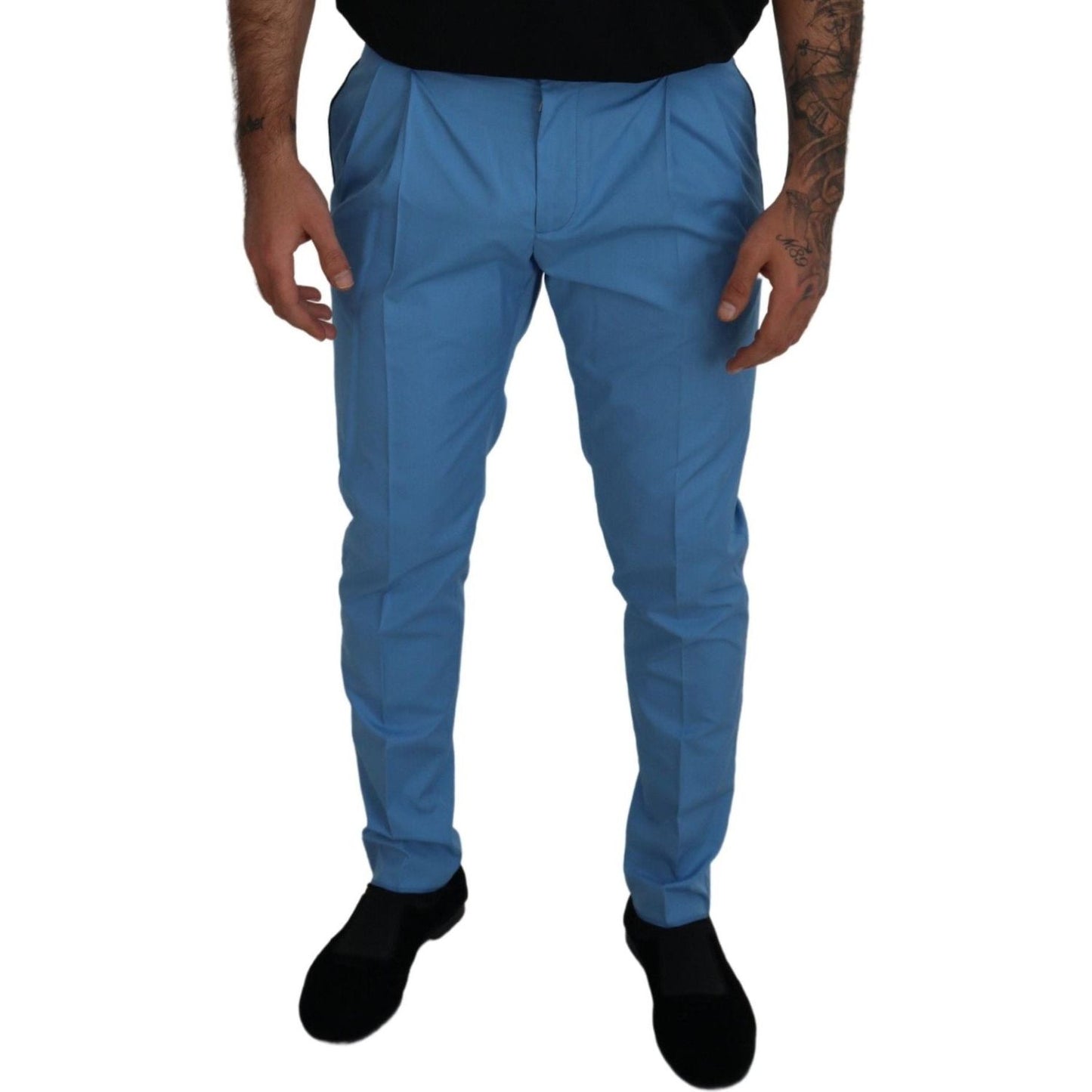 Dolce & Gabbana Elegant Slim Fit Chinos - Indulge in Italian Luxury Dolce & Gabbana