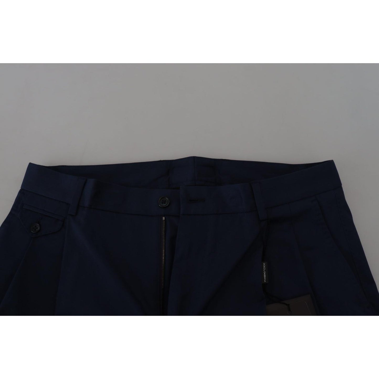 Dolce & Gabbana Elegant Blue Chino Shorts – Regular Fit Shorts Dolce & Gabbana