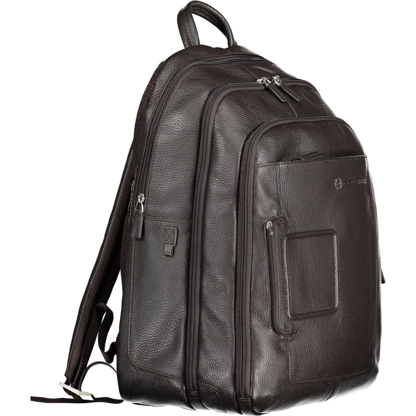 Piquadro Brown Leather Men Backpack Piquadro