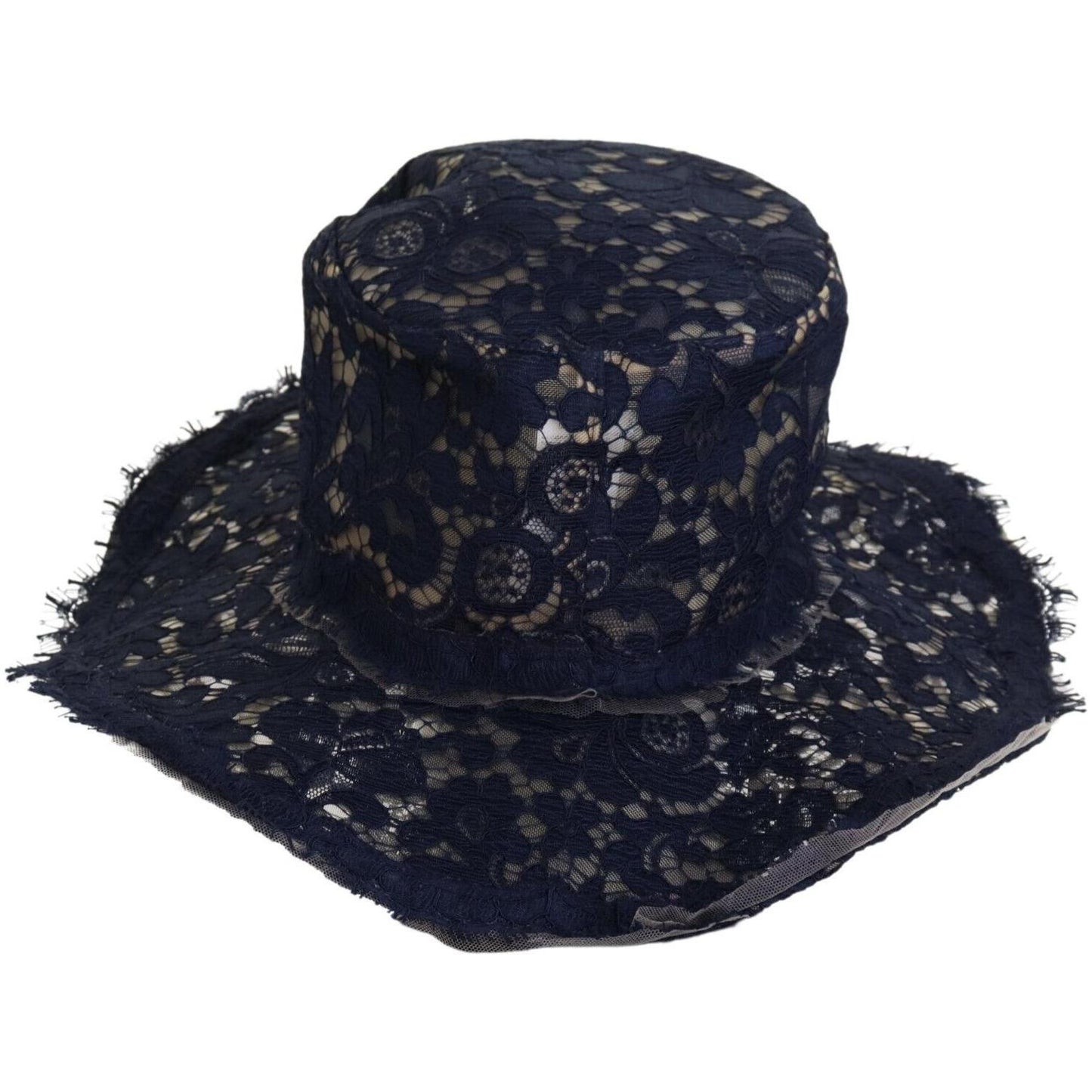 Dolce & Gabbana Elegant Wide Brim Blue Hat Dolce & Gabbana