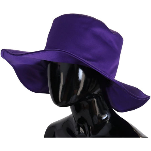 Elegant Purple Silk Top Hat