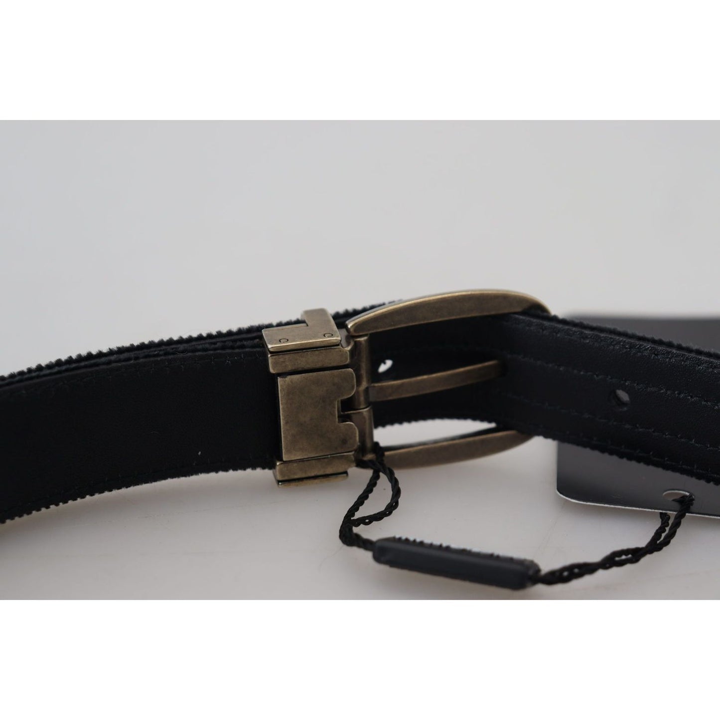 Dolce & Gabbana Elegant Black Leather Belt Dolce & Gabbana