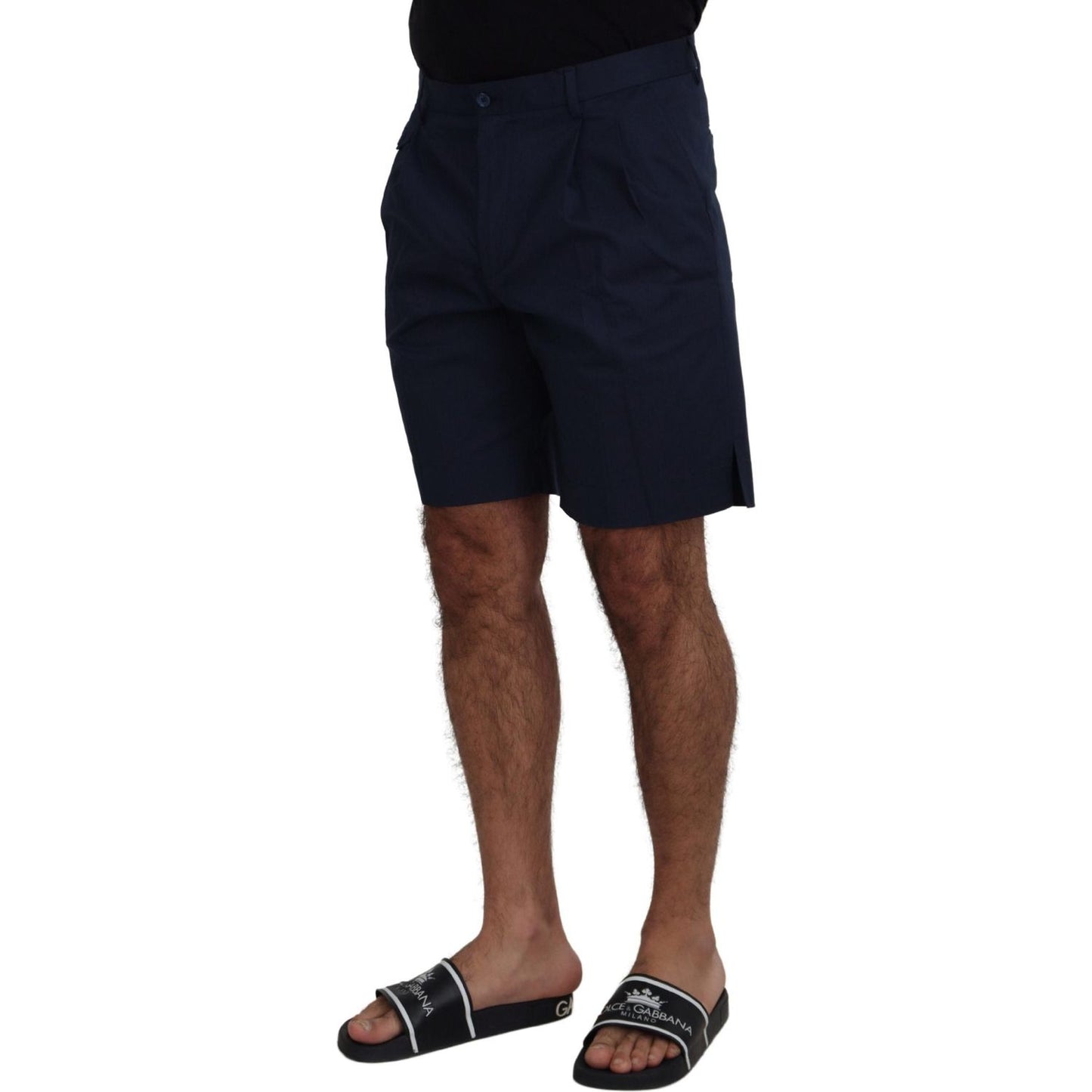 Dolce & Gabbana Elegant Blue Chino Shorts Dolce & Gabbana