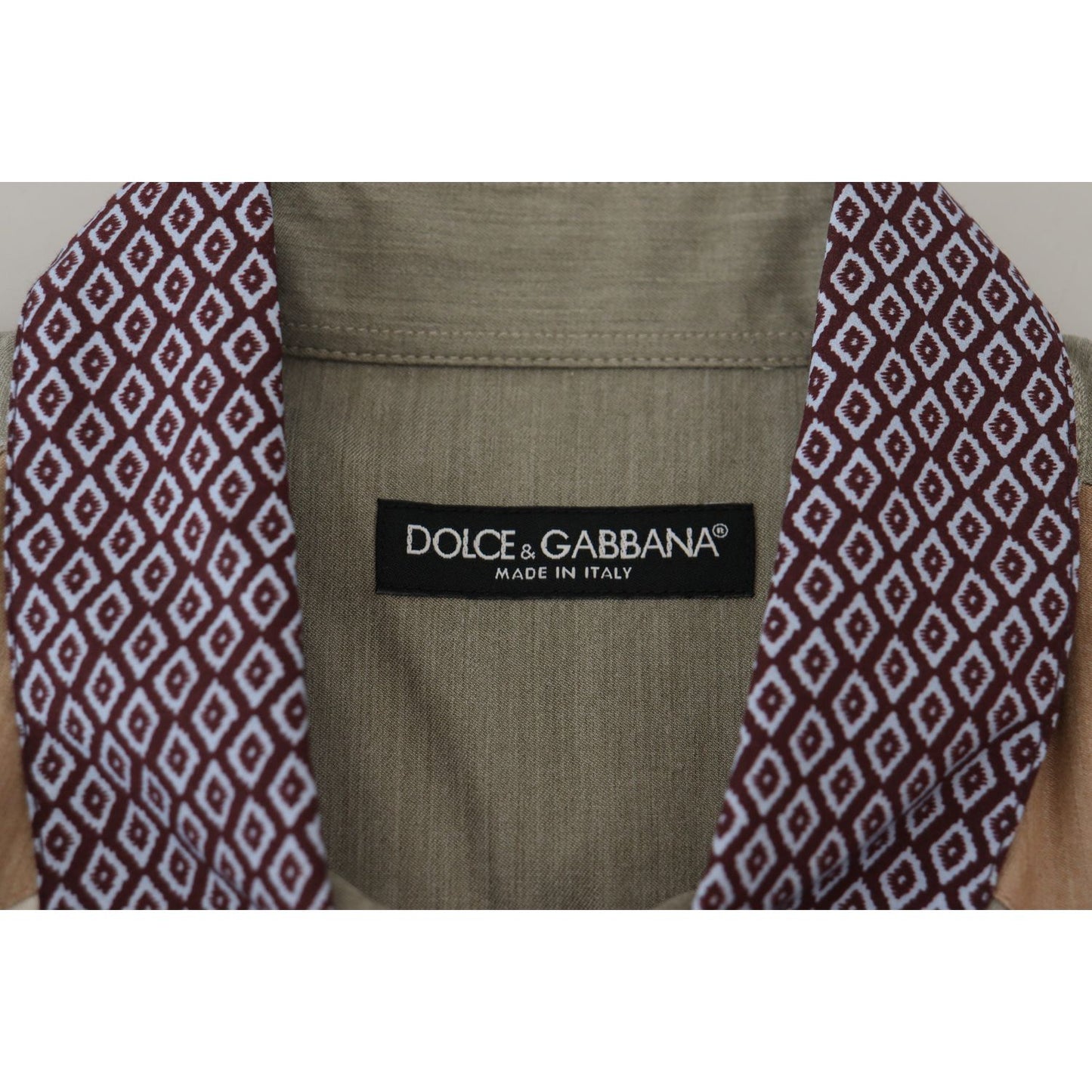 Dolce & Gabbana Elegant Multicolor Slim Fit Casual Shirt Dolce & Gabbana