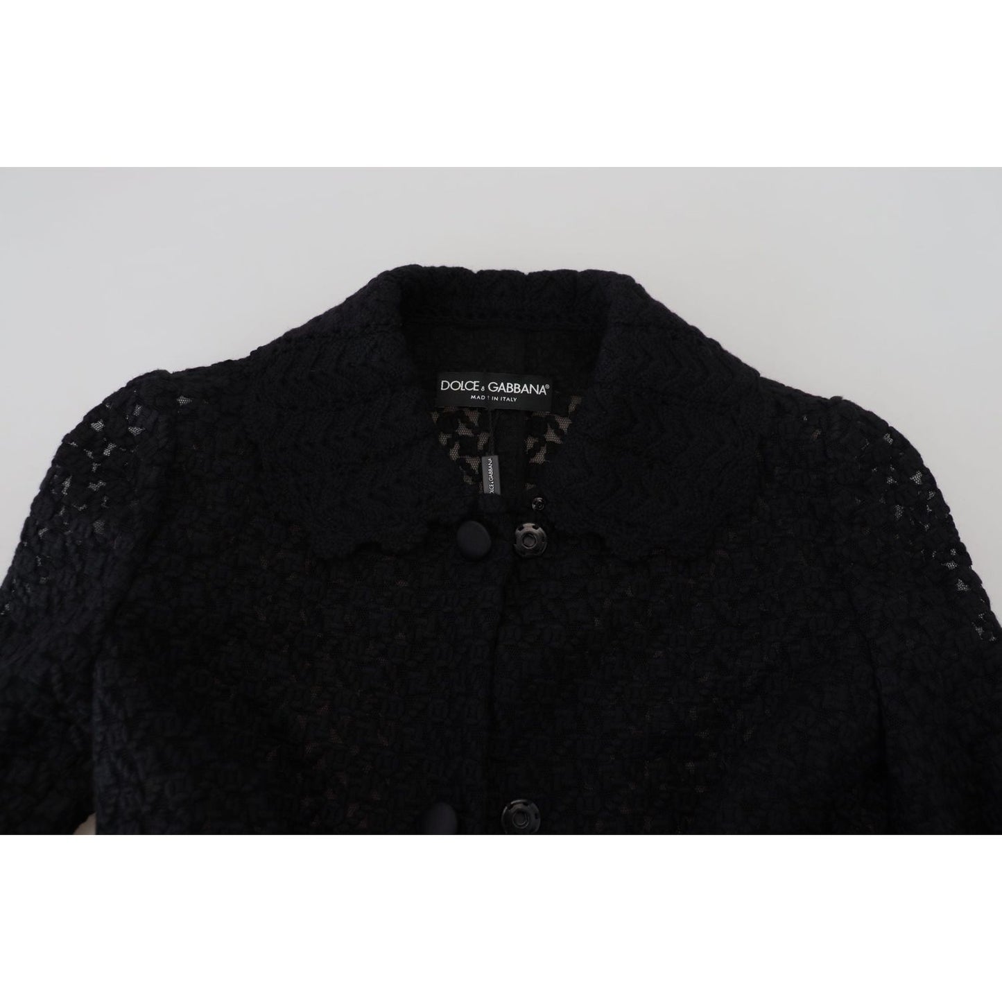 Dolce & Gabbana Classic Button Down Knitted Long Jacket Dolce & Gabbana