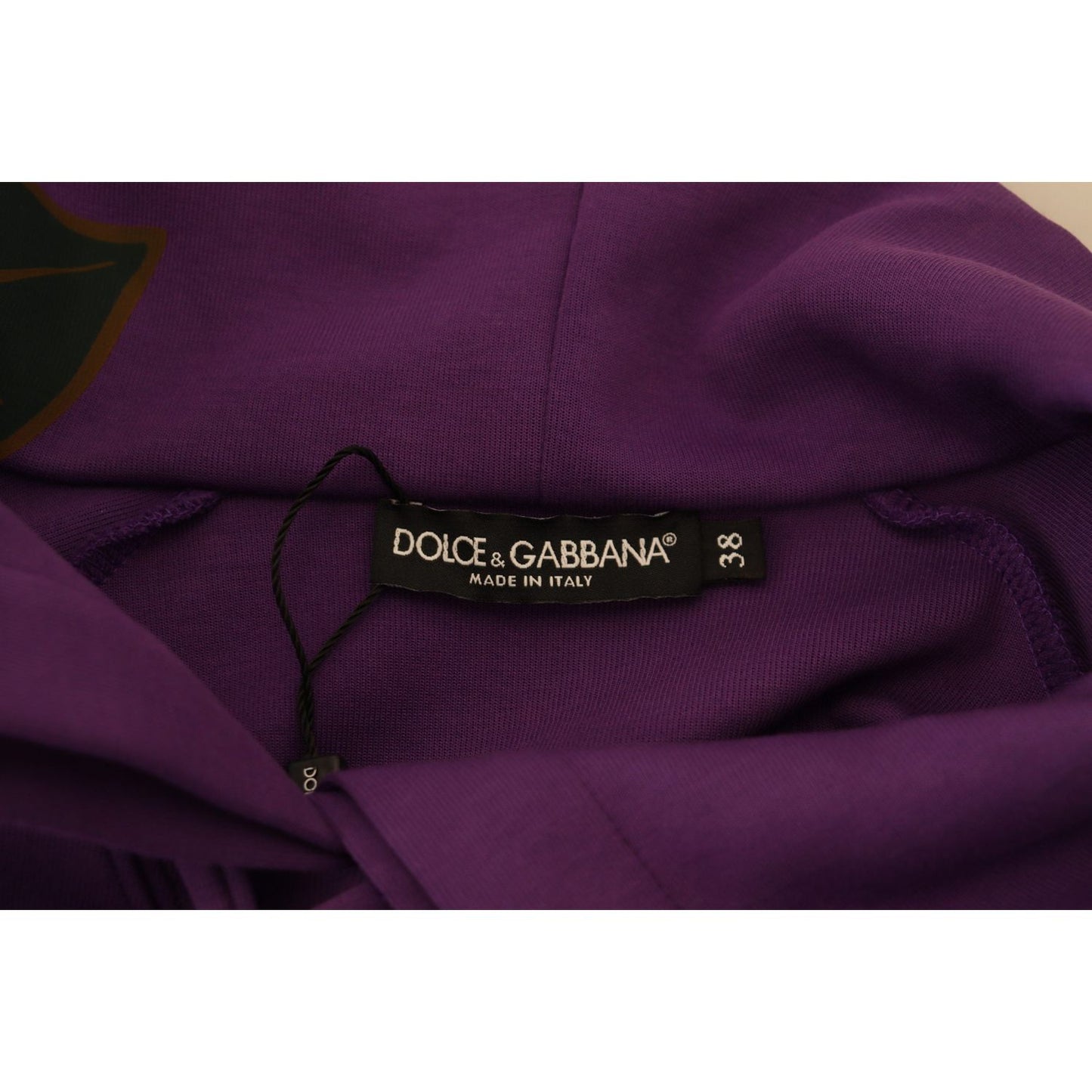 Dolce & Gabbana Elegant Purple Floral Pullover Sweater Dolce & Gabbana