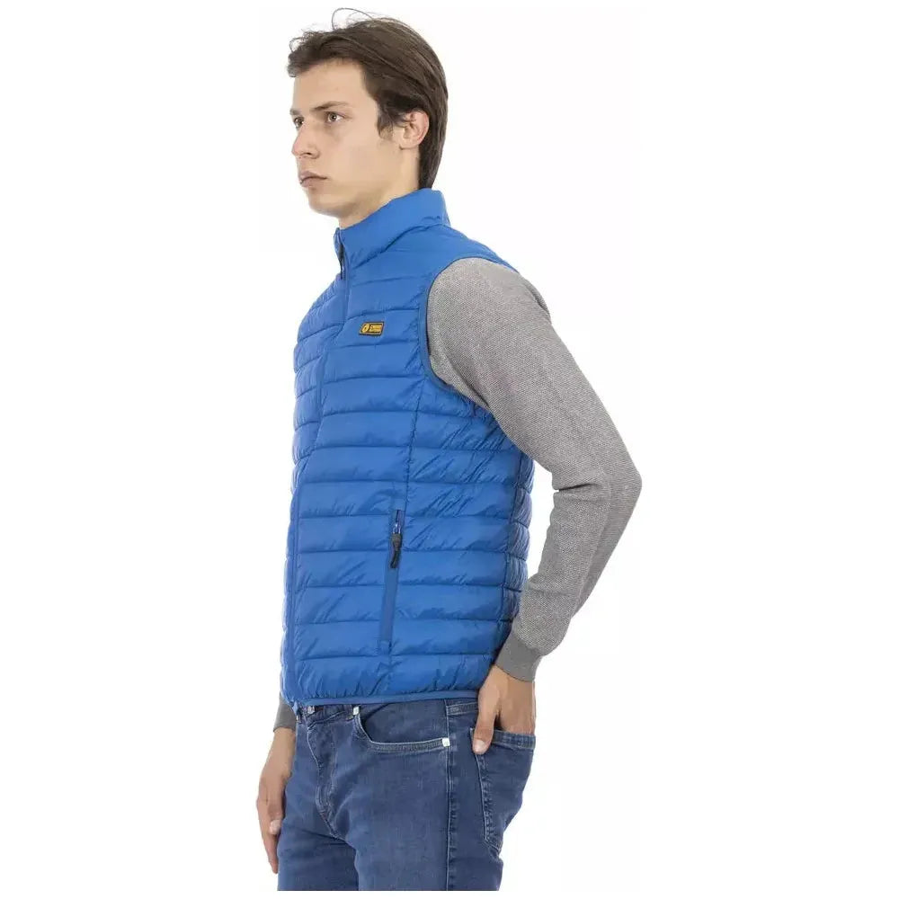 Ciesse Outdoor Blue Polyester Men Sleeveless Jacket Ciesse Outdoor